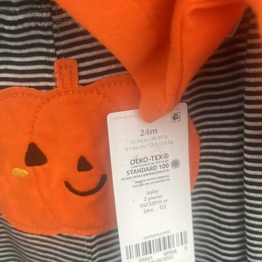 NWT Baby Boys Girls Carters MY FIRST HALLOWEEN Outfit Size 24 months